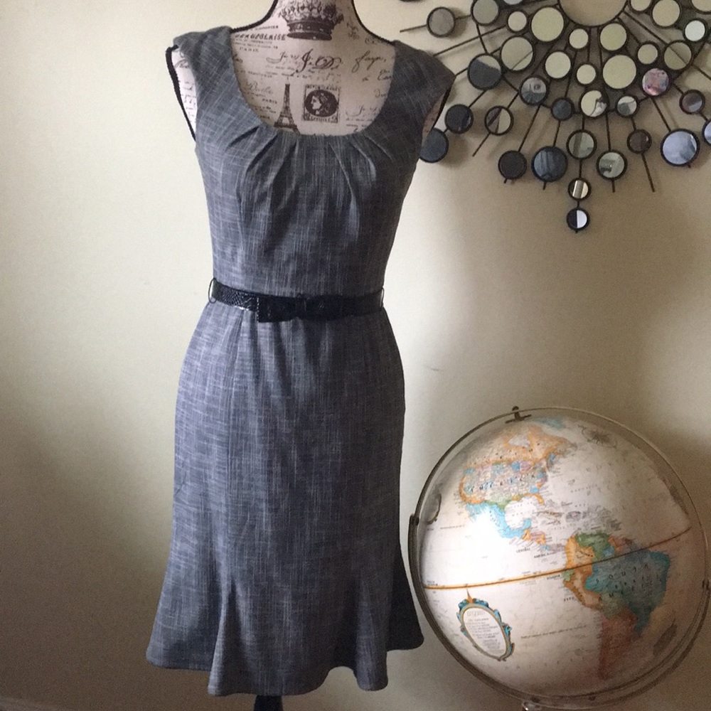 WHBM formal grey dress